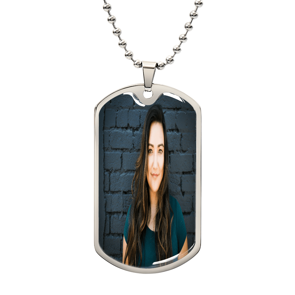 Luxury Graphic Dog Tag Necklace