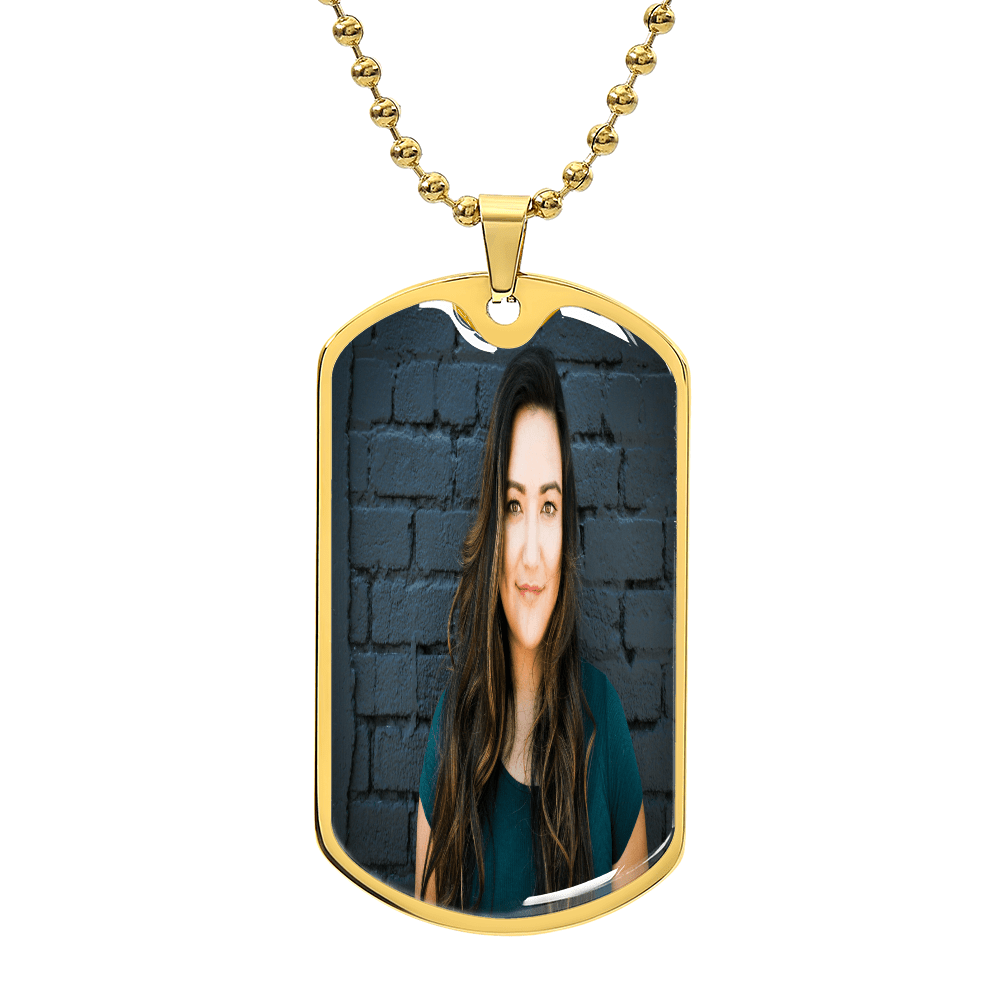 Luxury Graphic Dog Tag Necklace