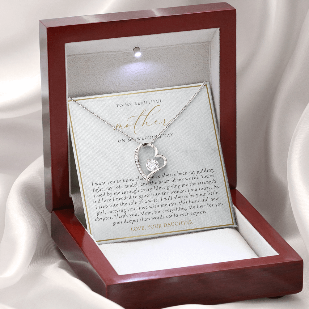 Mother Of The Bride Gift - Forever Love Necklace