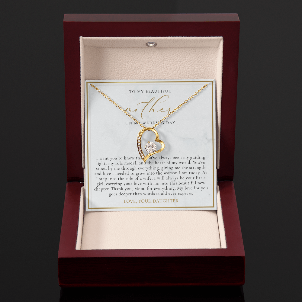 Mother Of The Bride Gift - Forever Love Necklace