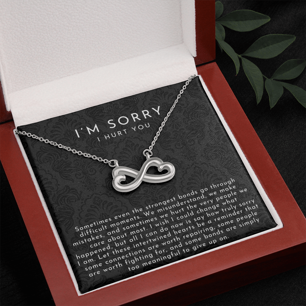 I'm Sorry Apology Infinite Hearts Necklace | The Strongest Bonds