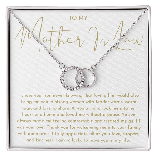 Mother In Law Gift - Perfect Pair Necklace