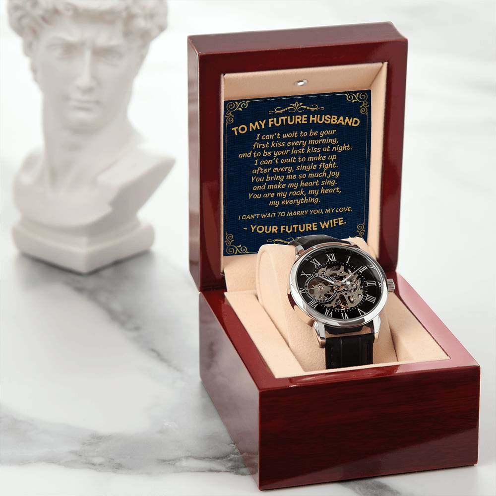 Future Husband Openwork Watch