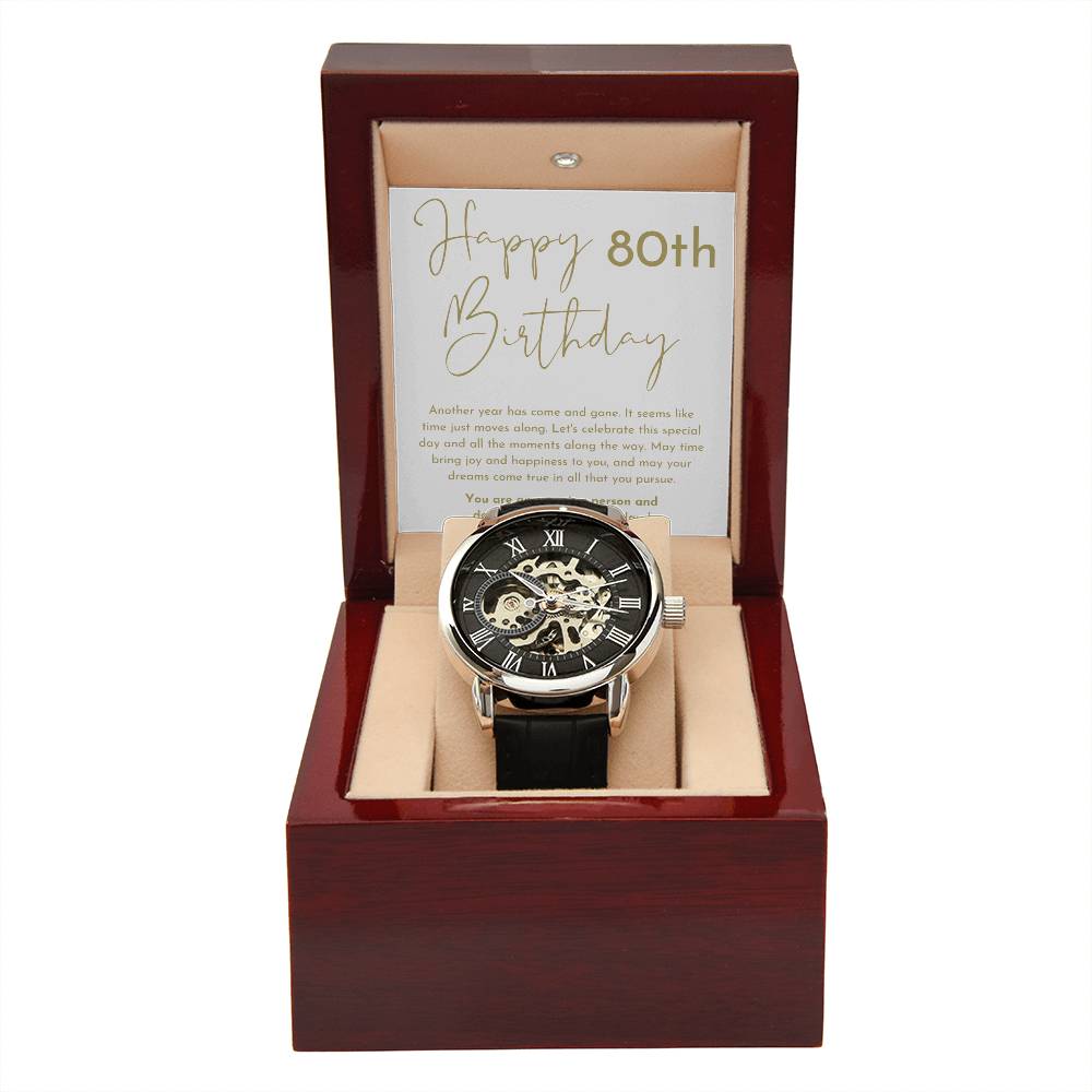 80th Birthday Gift For Him