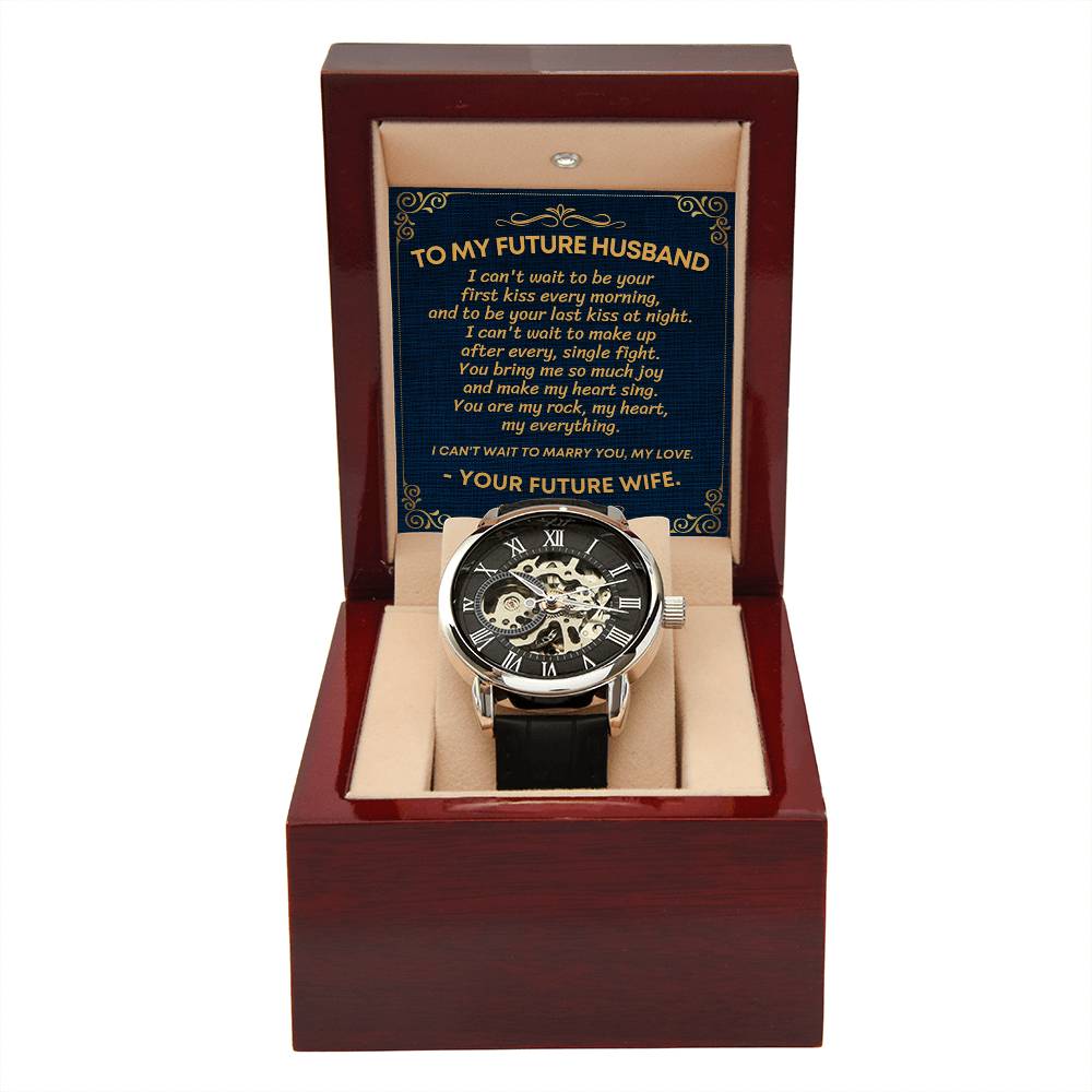 Future Husband Openwork Watch