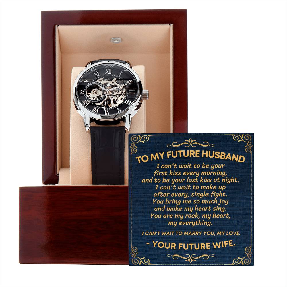 Future Husband Openwork Watch