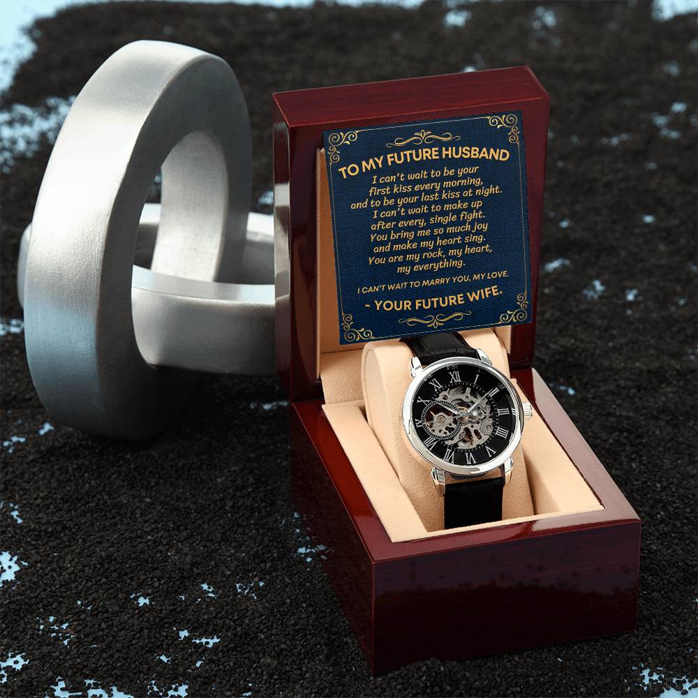 Future Husband Openwork Watch