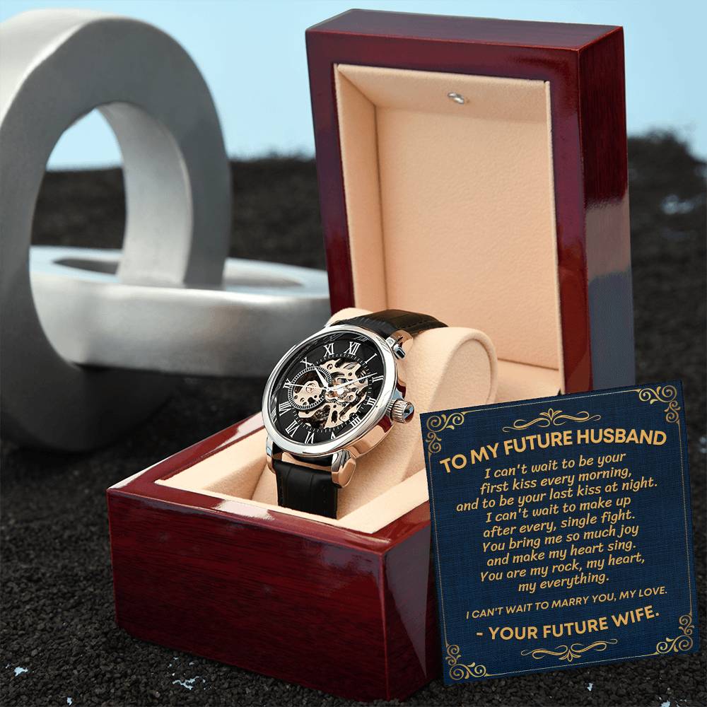 Future Husband Openwork Watch