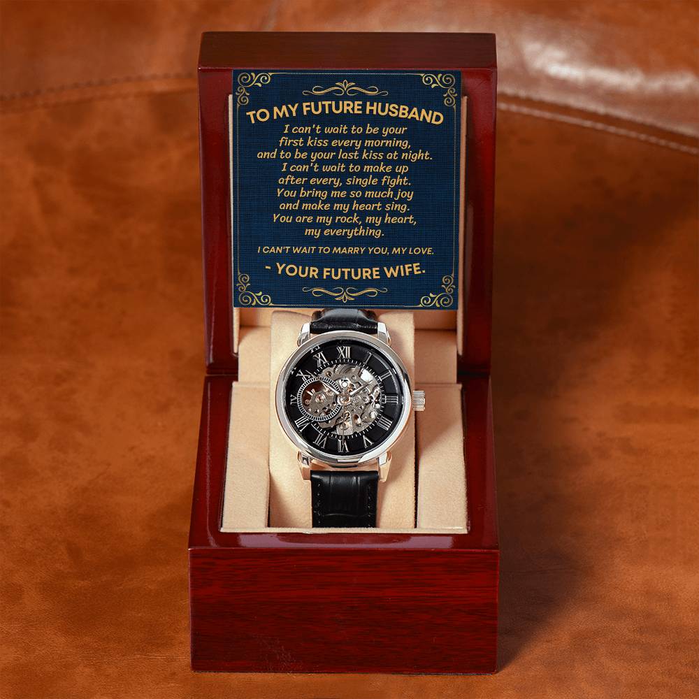 Future Husband Openwork Watch