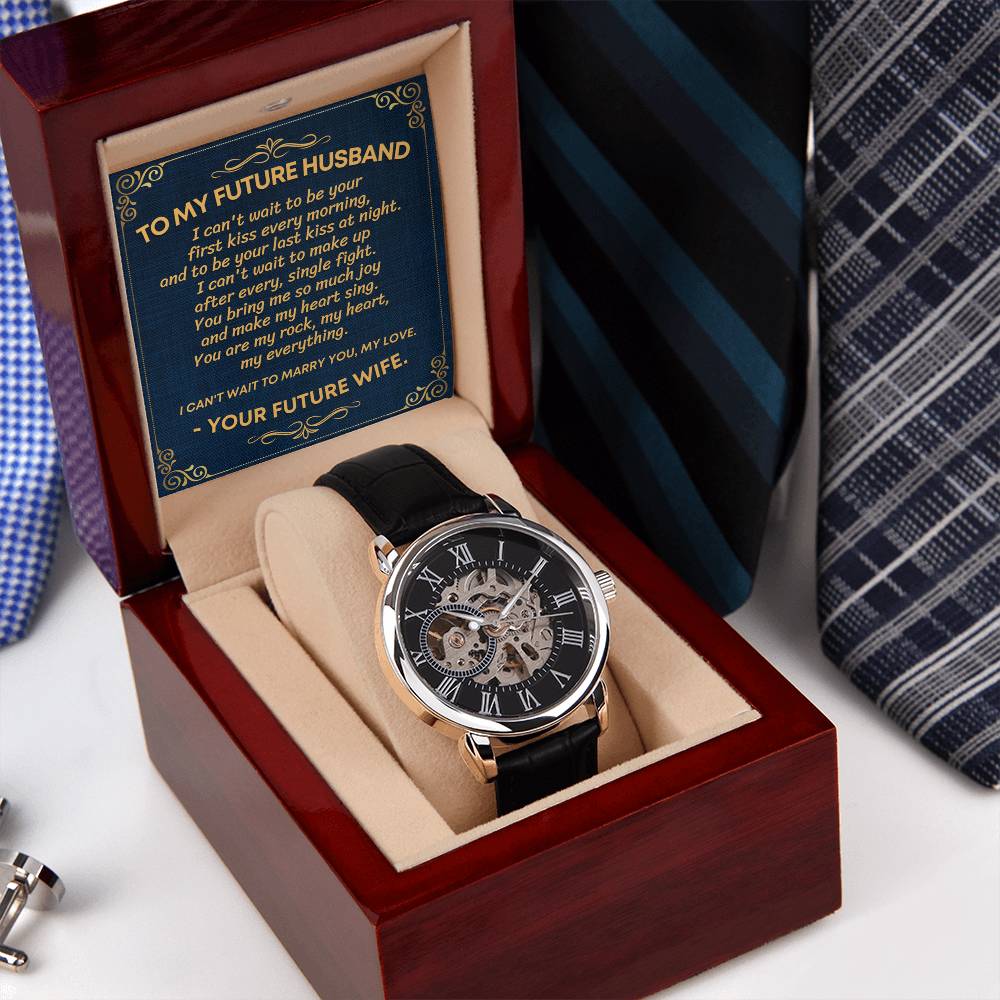 Future Husband Openwork Watch