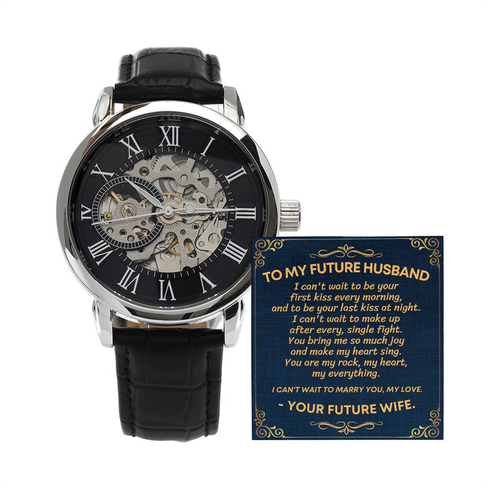 Future Husband Openwork Watch
