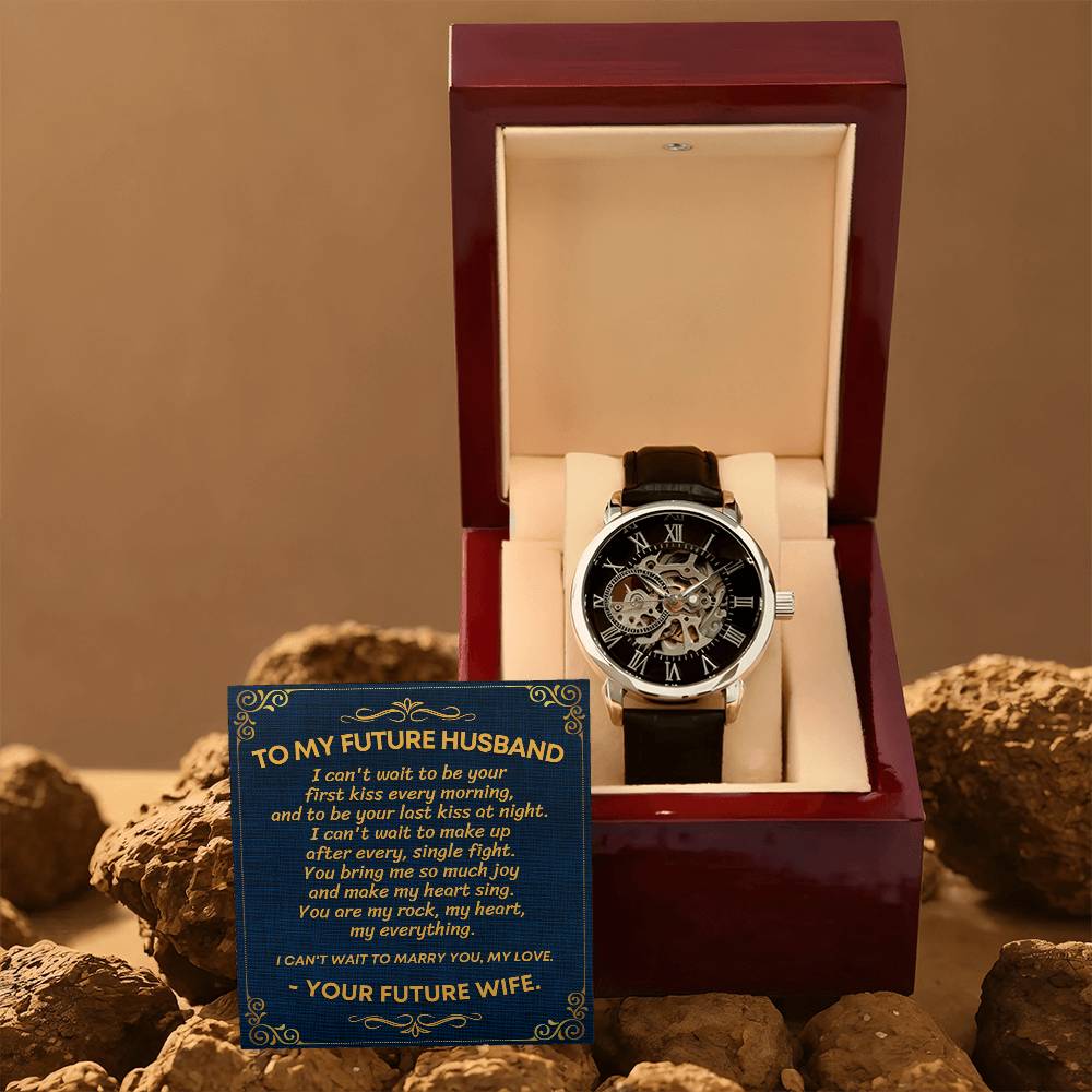 Future Husband Openwork Watch