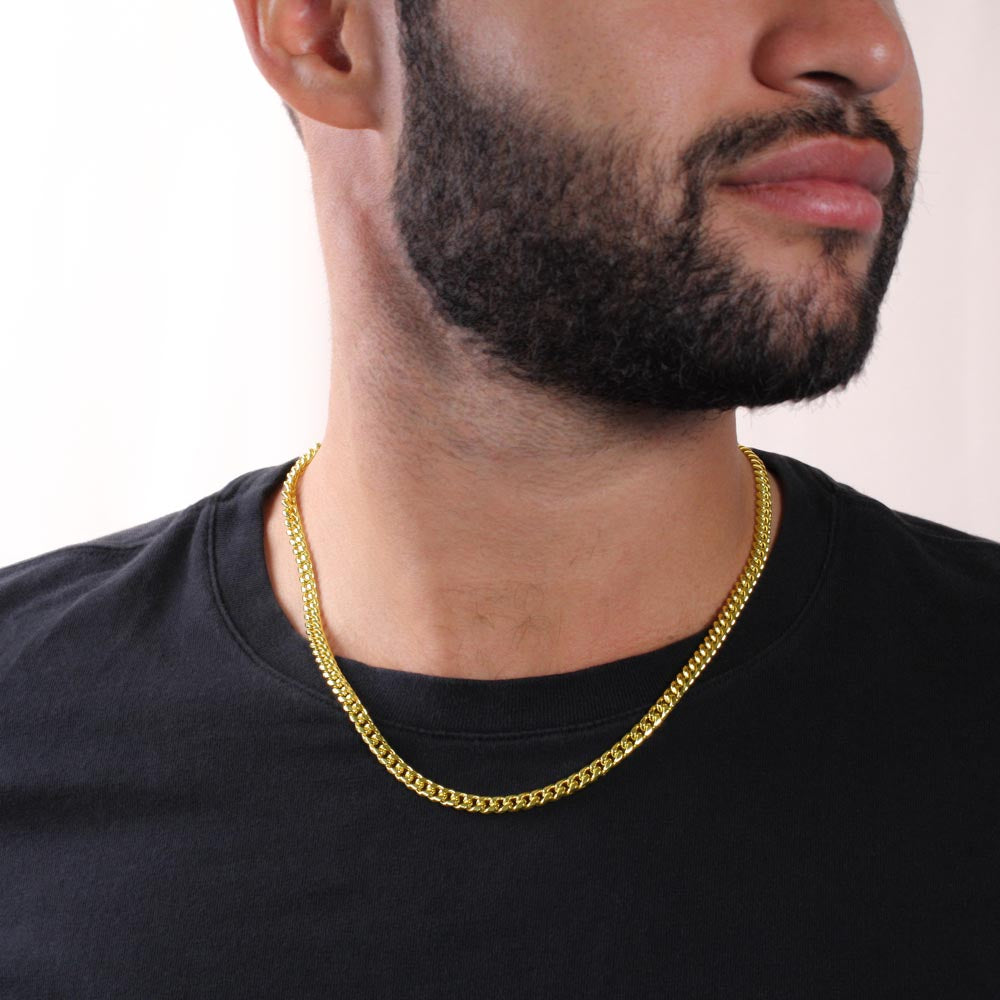 To My Grandson Definition Necklace