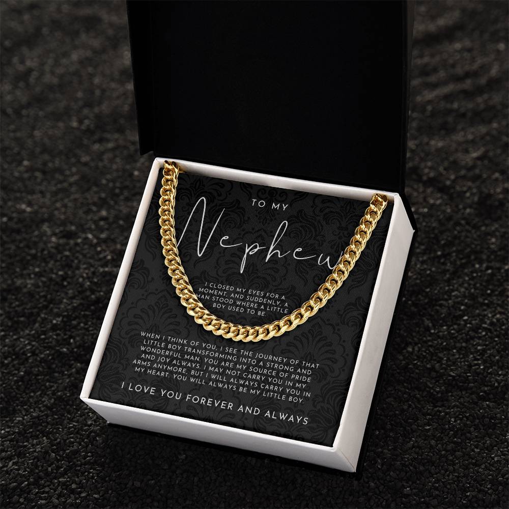 To My Nephew (I Closed My Eyes) Necklace