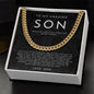 Son Necklace, Son Gift From Mom