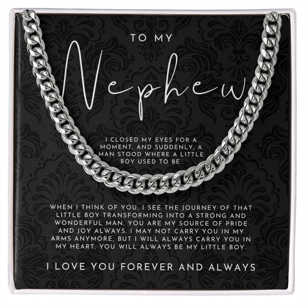 To My Nephew (I Closed My Eyes) Necklace