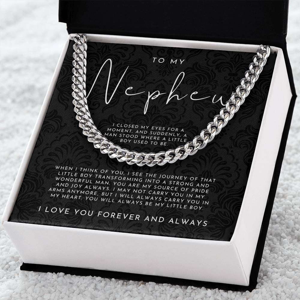 To My Nephew (I Closed My Eyes) Necklace