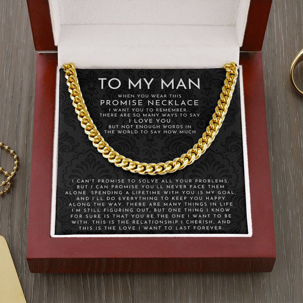 To My Man (When You Wear This Promise Necklace)