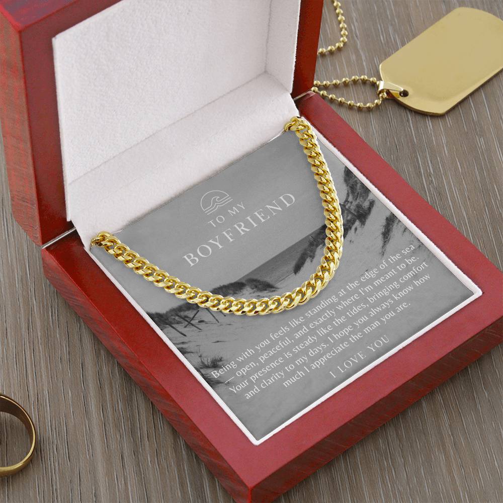 To My Boyfriend Necklace