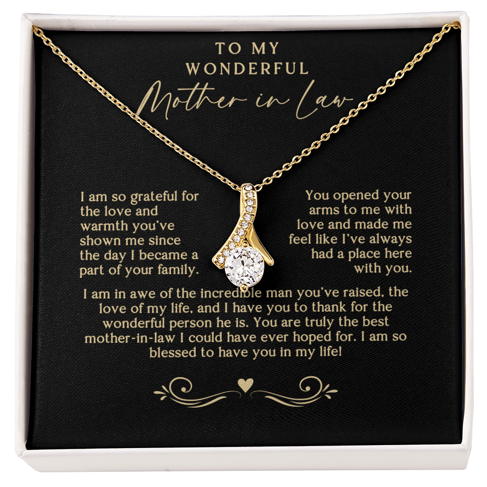 To My Mother In Law Gift (I Am So Grateful)