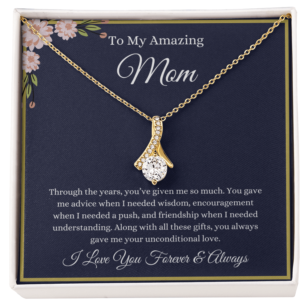To My Amazing Mom Necklace