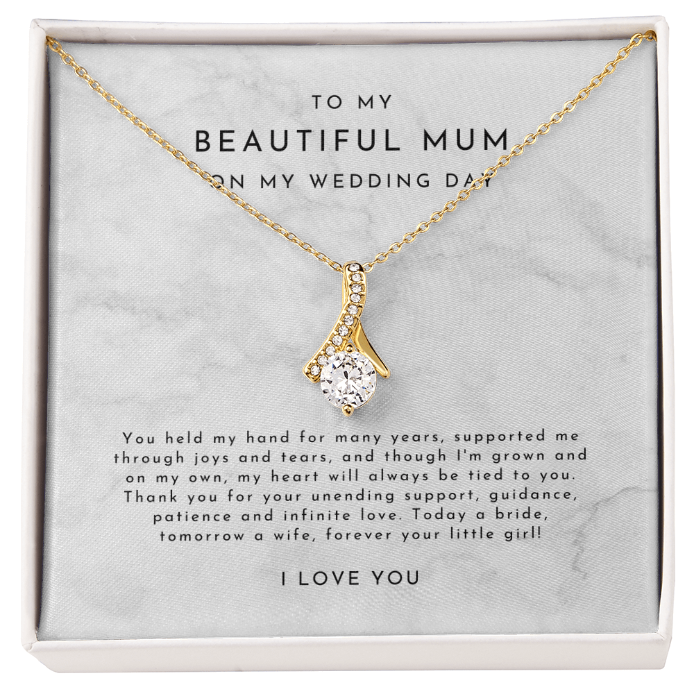 Mum Of The Bride Gift, Mum Wedding Necklace