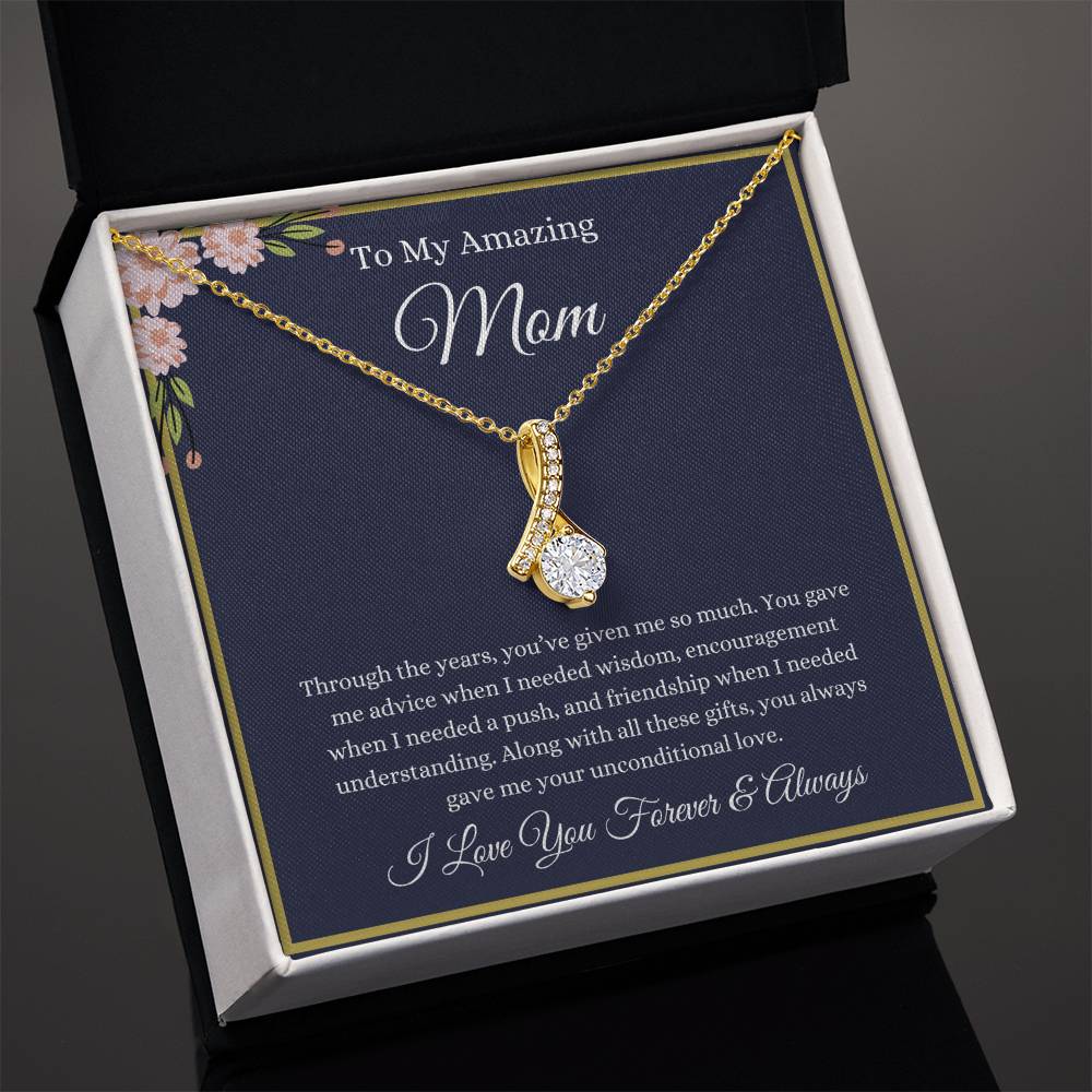 To My Amazing Mom Necklace