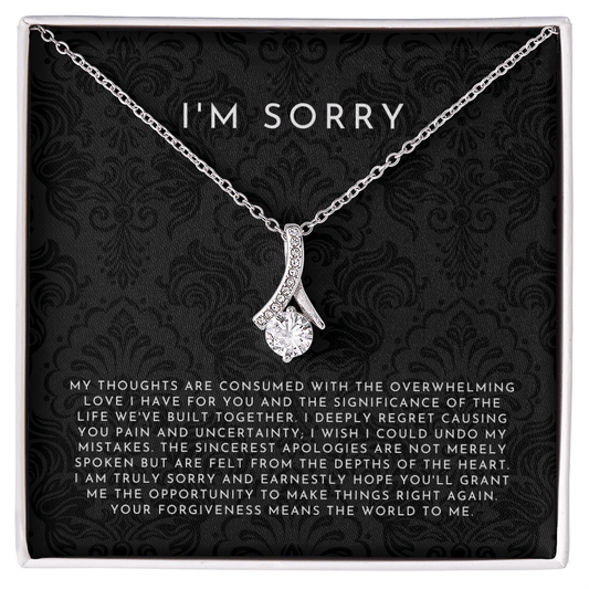 I'm Sorry Gift Necklace