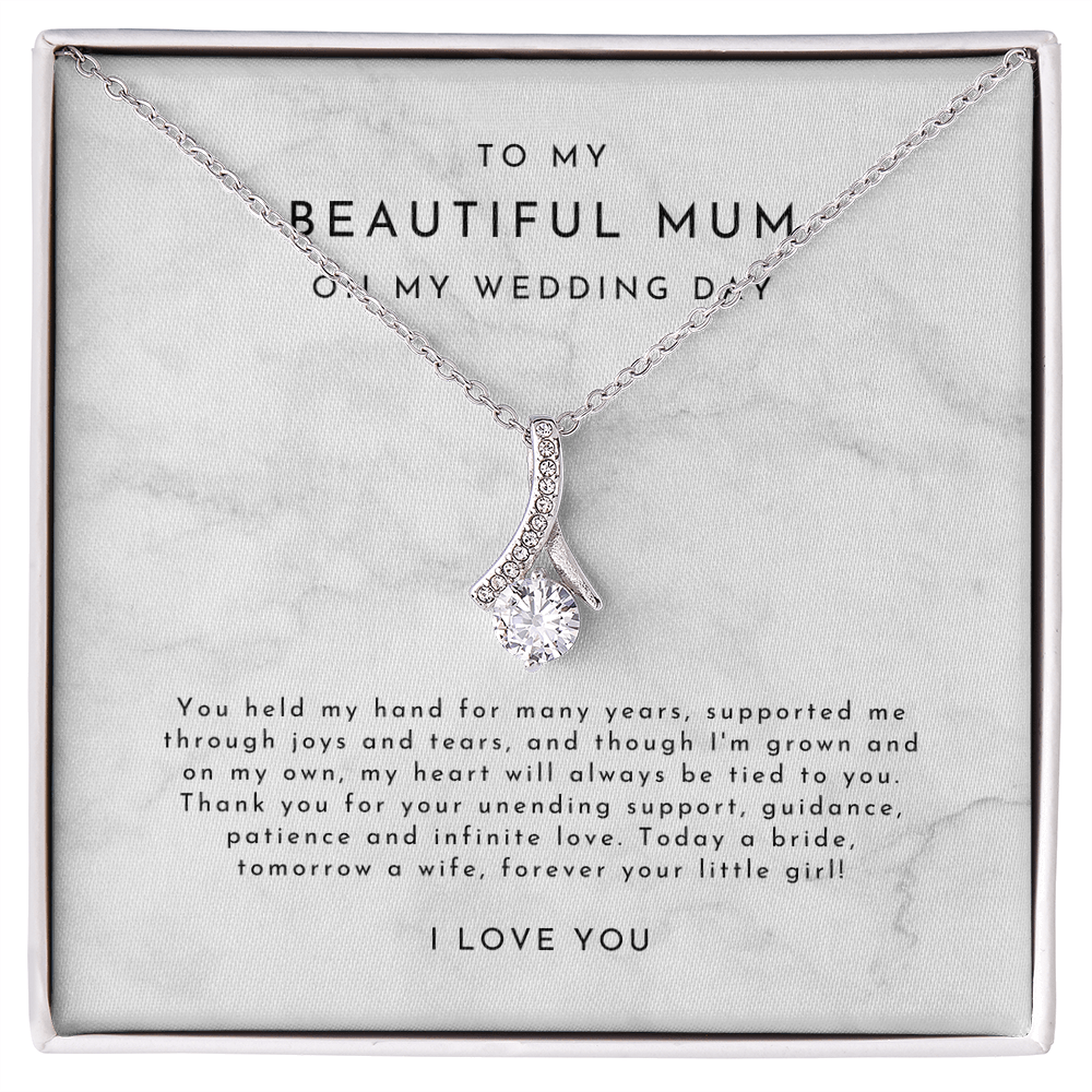 Mum Of The Bride Gift, Mum Wedding Necklace