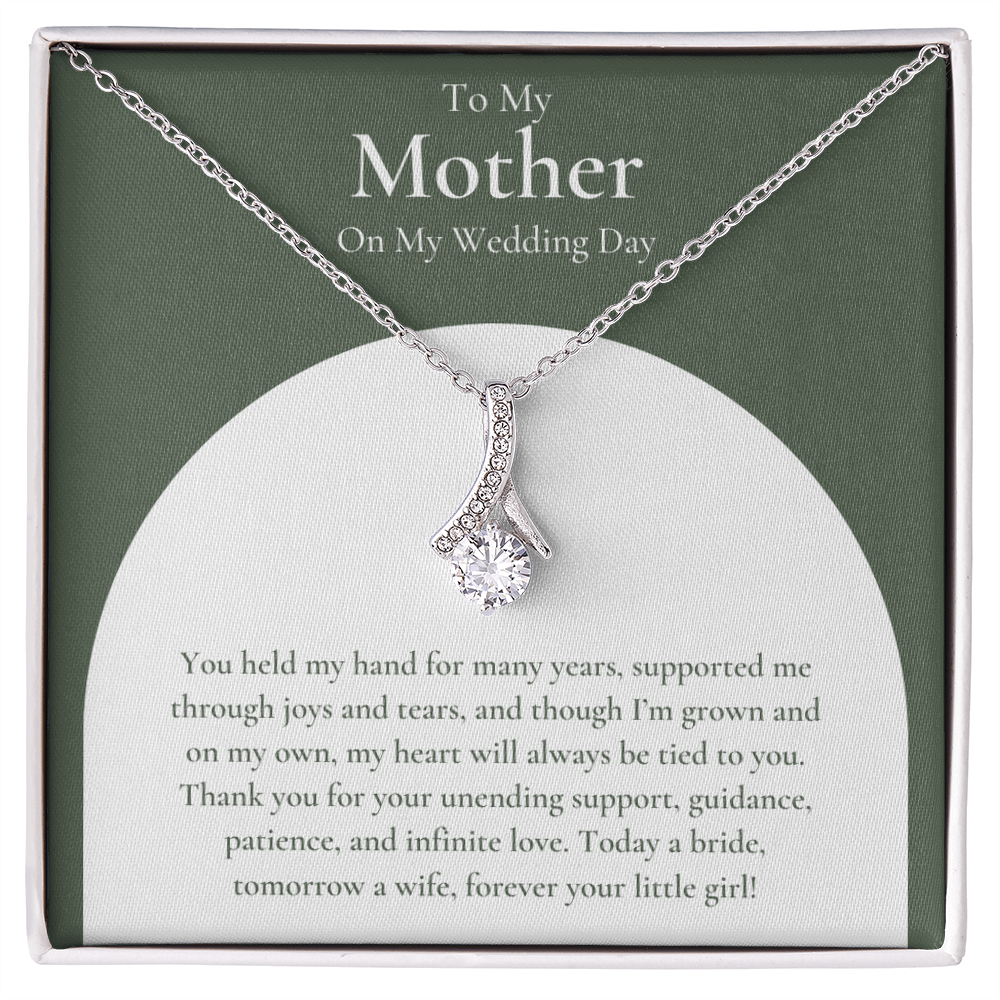 Mother Of The Bride Gift, Wedding Necklace For Mom