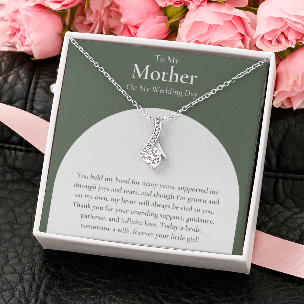 Mother Of The Bride Gift, Wedding Necklace For Mom