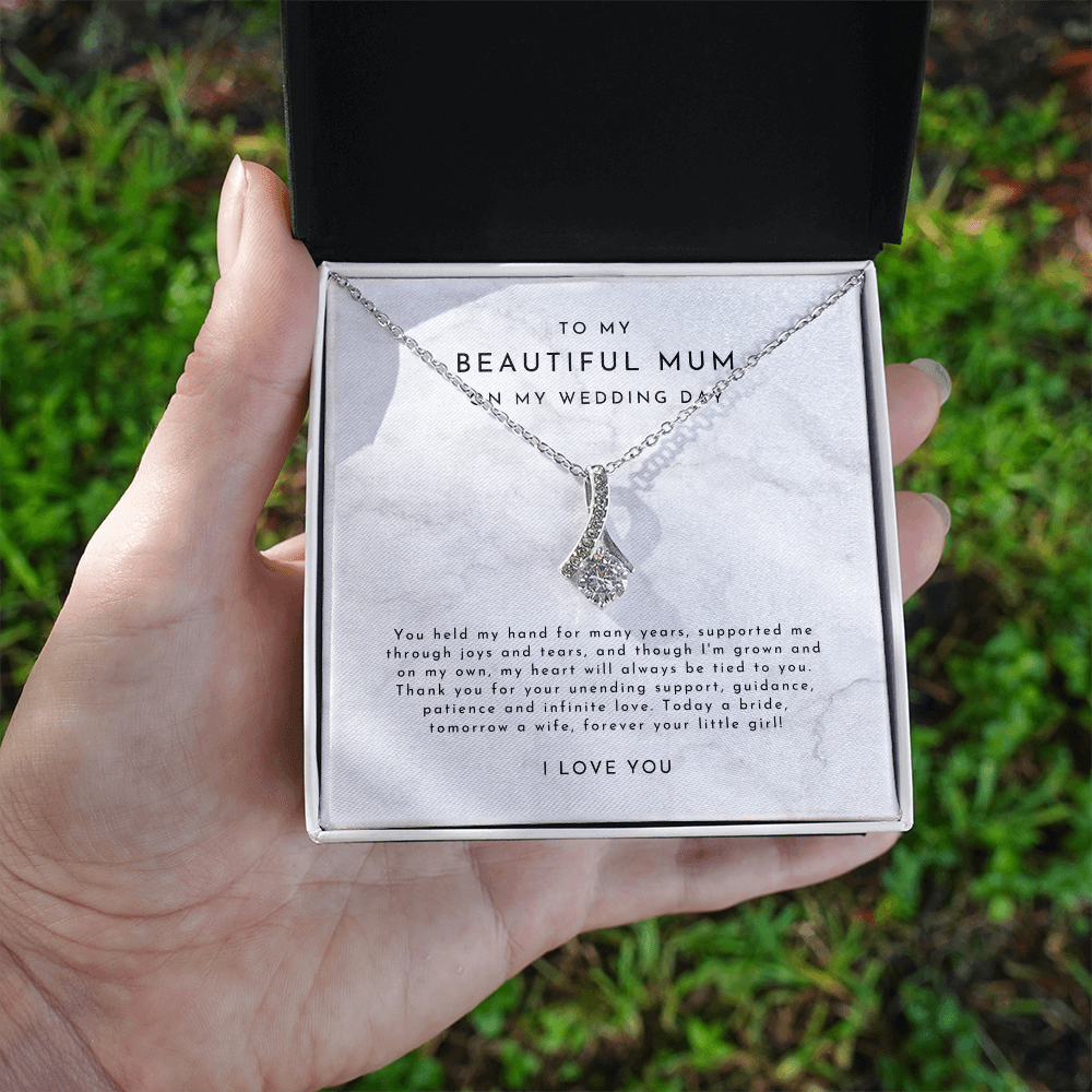 Mum Of The Bride Gift, Mum Wedding Necklace