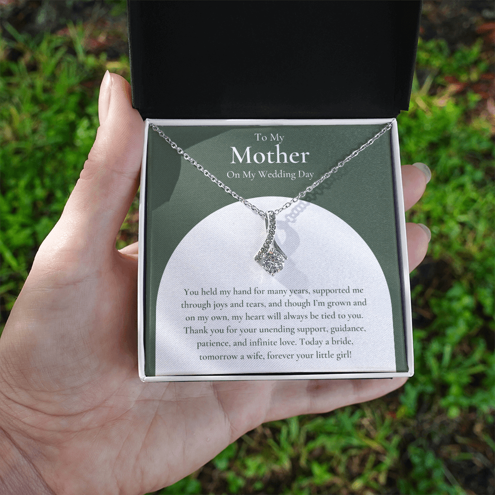 Mother Of The Bride Gift, Wedding Necklace For Mom