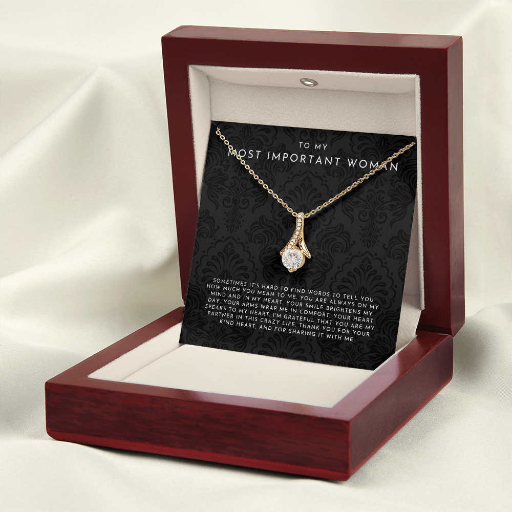 To My Most Important Woman Necklace