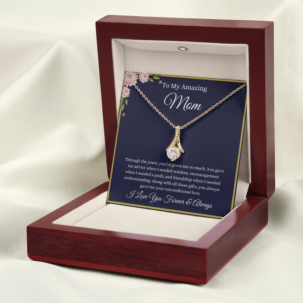 To My Amazing Mom Necklace