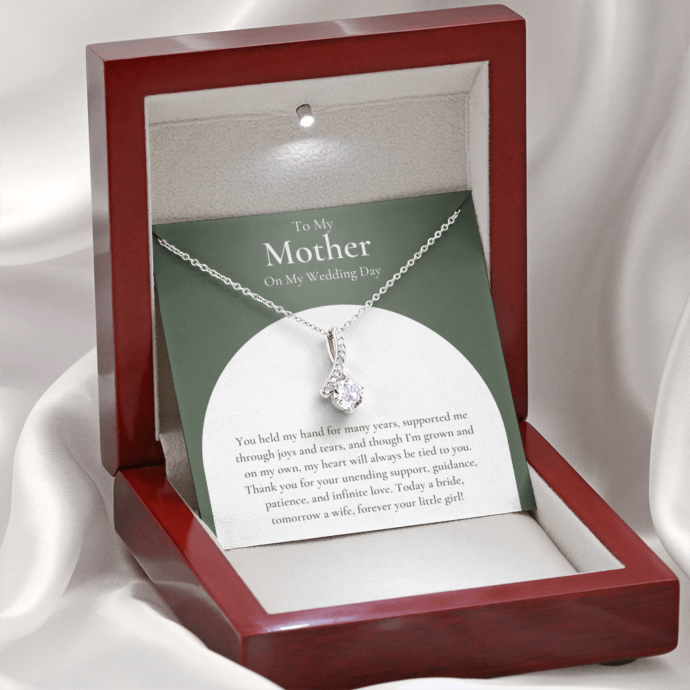 Mother Of The Bride Gift, Wedding Necklace For Mom
