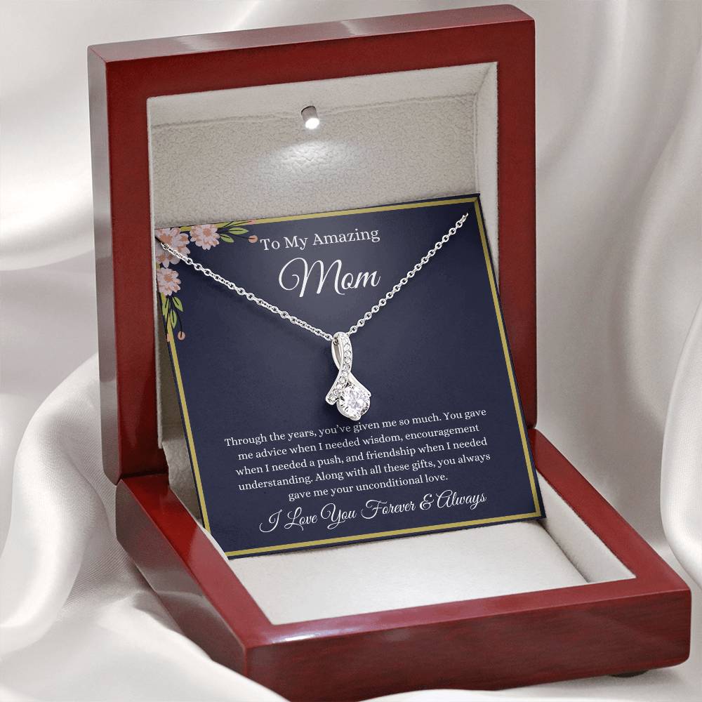 To My Amazing Mom Necklace