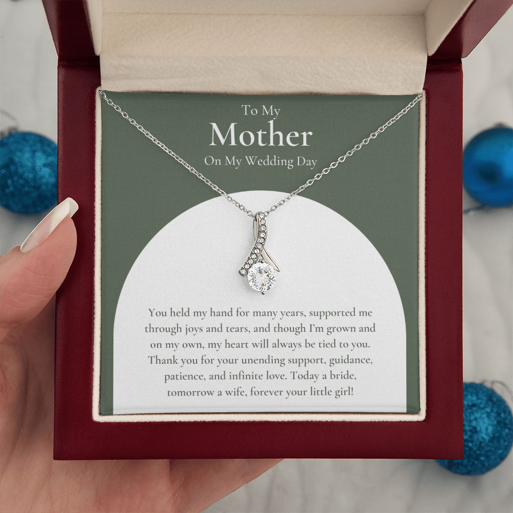 Mother Of The Bride Gift, Wedding Necklace For Mom