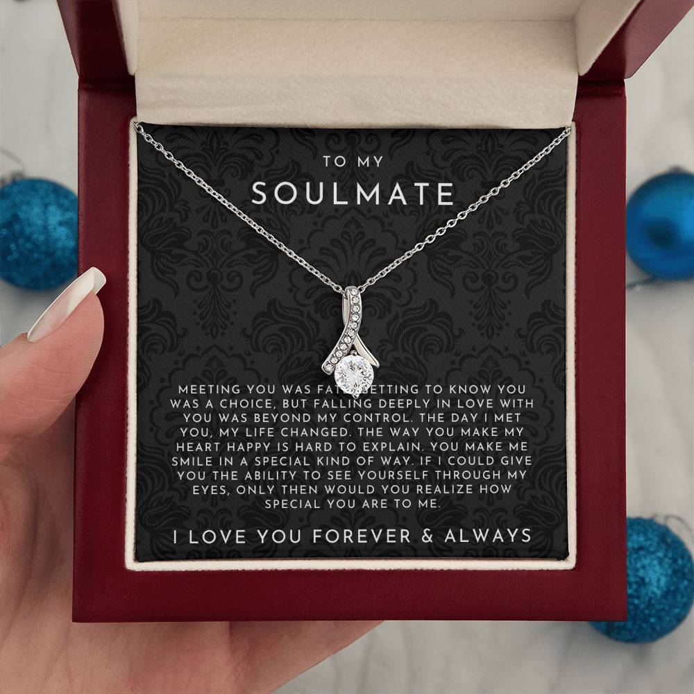 To My Soulmate Necklace (Meeting You Was Fate)