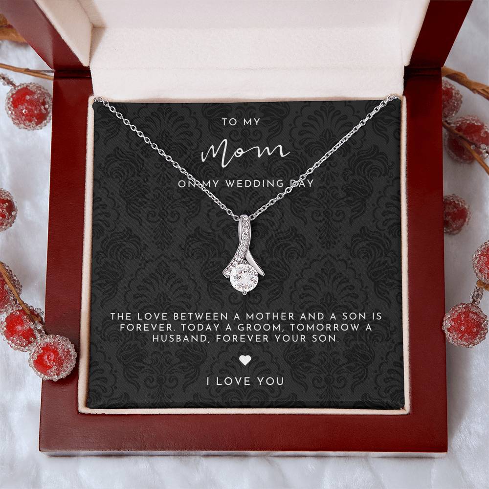Mother Of The Groom Necklace From Son | The Love Between Black Lace