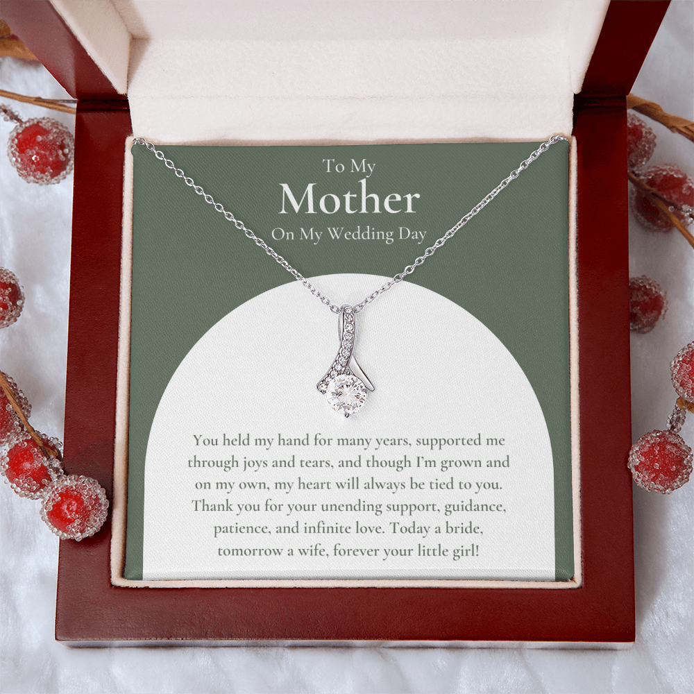 Mother Of The Bride Gift, Wedding Necklace For Mom