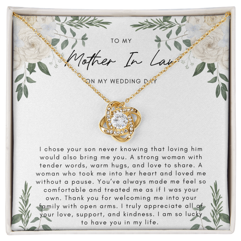 To My Mother In Law On My Wedding Day
