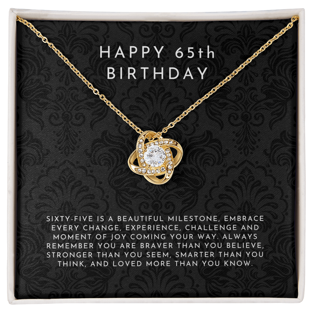 Happy 65th Birthday Gift, 65th Birthday Gift Ideas Necklace