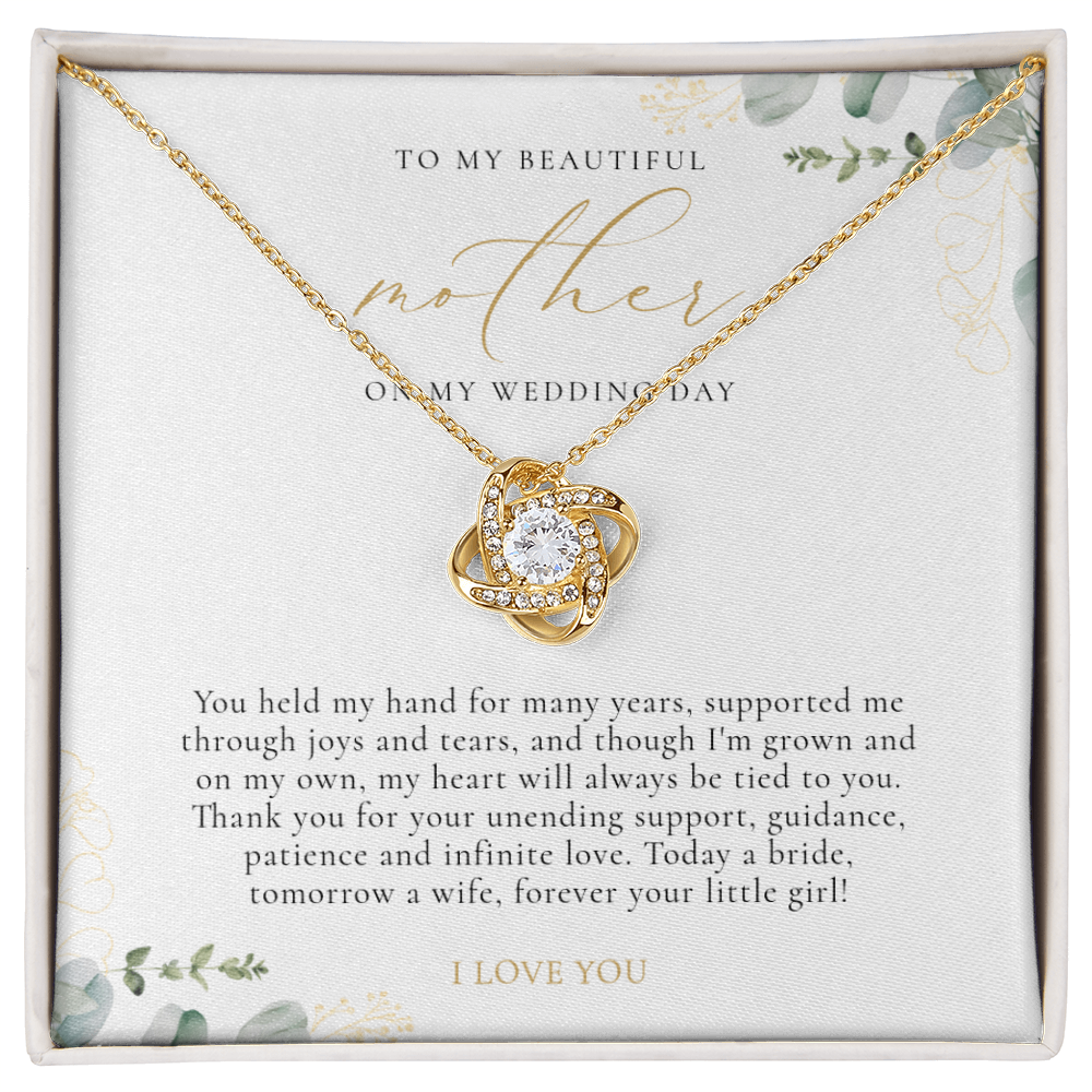 Mother Of The Bride Gift - Love Knot Necklace