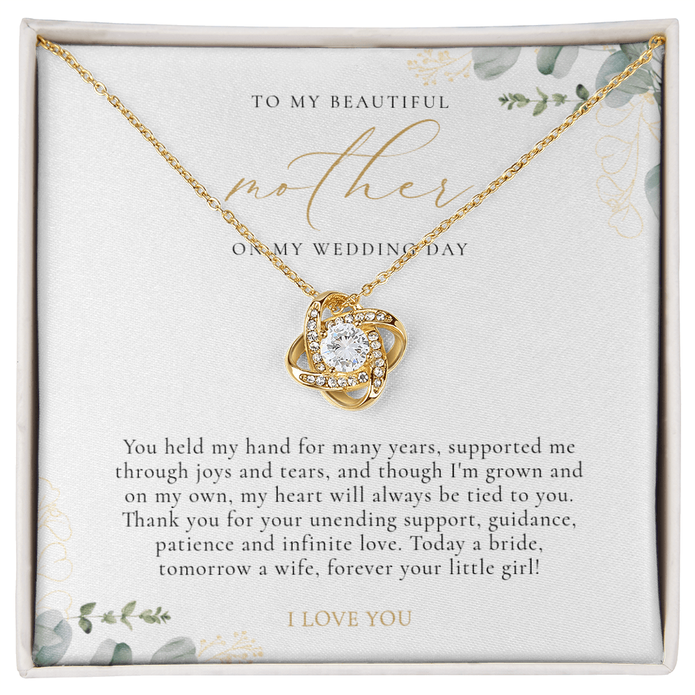 Mother Of The Bride Gift - Love Knot Necklace