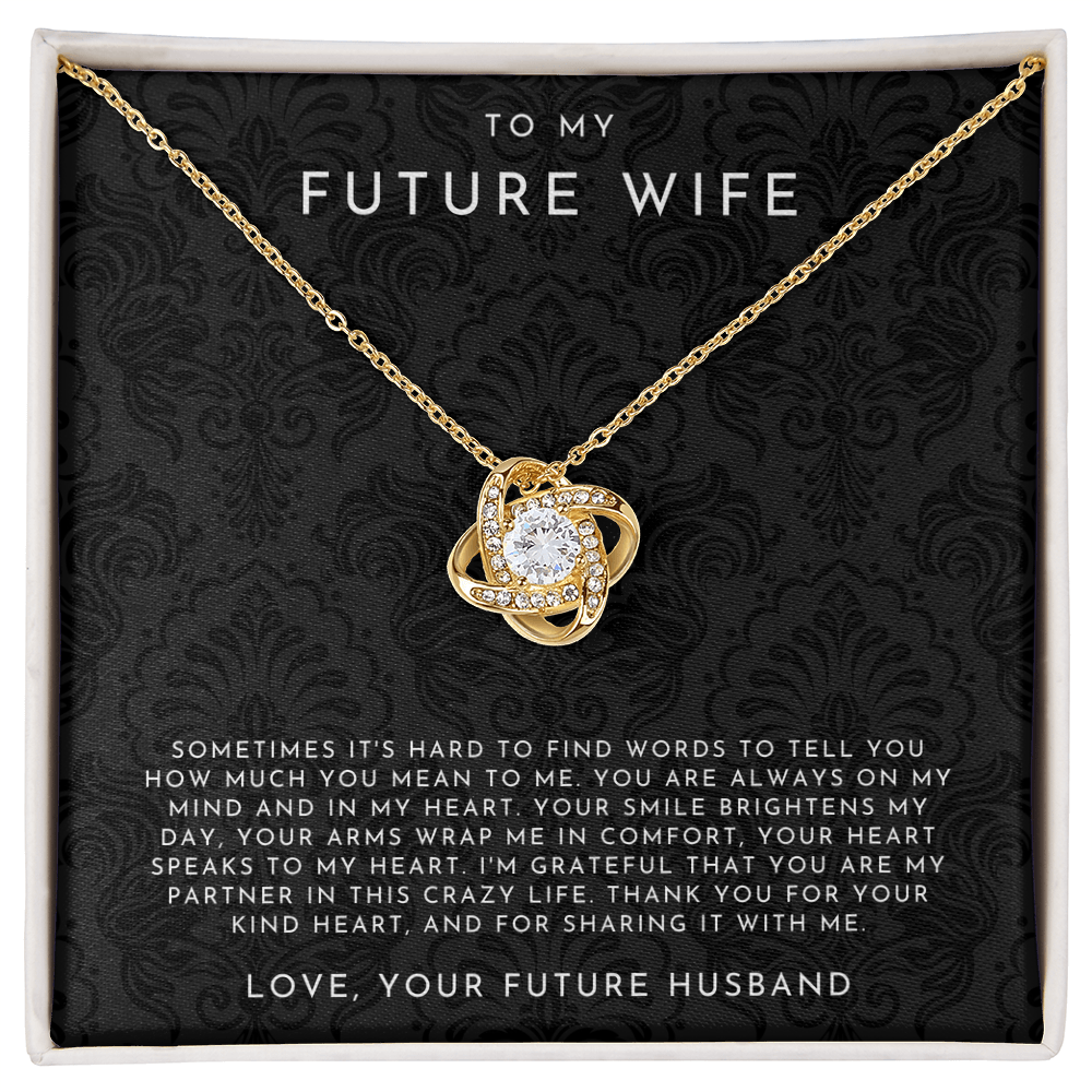 To My Future Wife - Love Knot Necklace