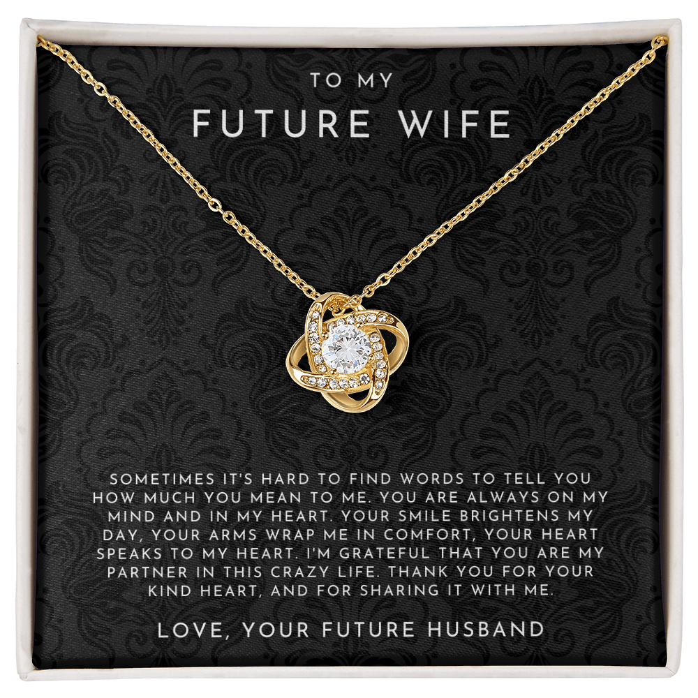 To My Future Wife - Love Knot Necklace
