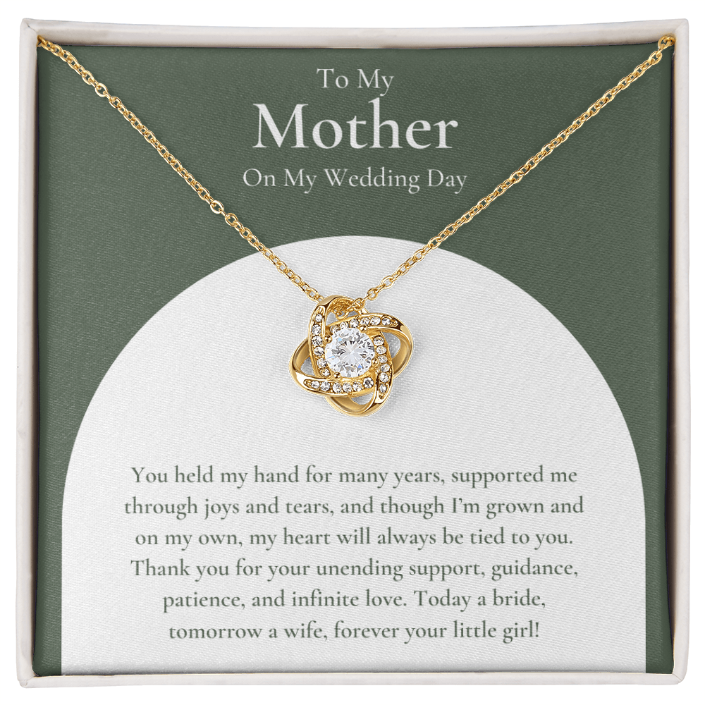 Mother Of The Bride Gift - Love Knot Necklace