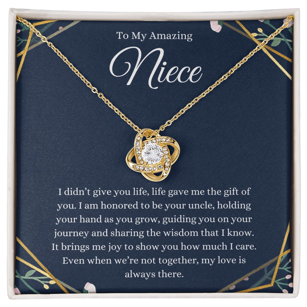 To My Amazing Niece From Unlce Necklace