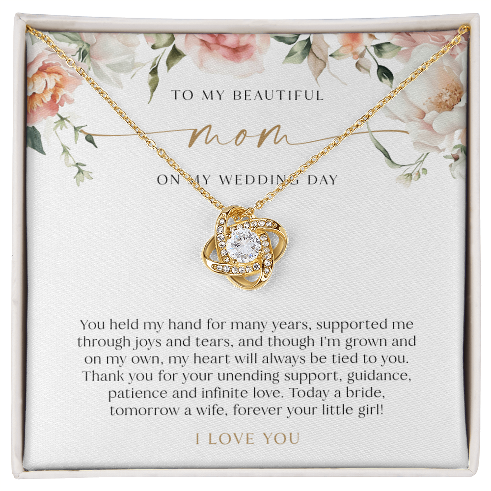 Mother Of The Bride Gift - Love Knot Necklace